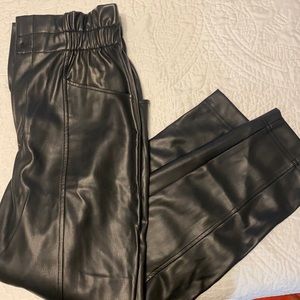 Madewell leather trouser